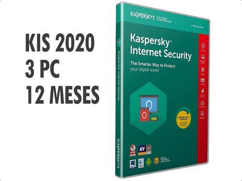 Kaspersky Internet Security 2020 Licencia Kis 3pc Ceniweb