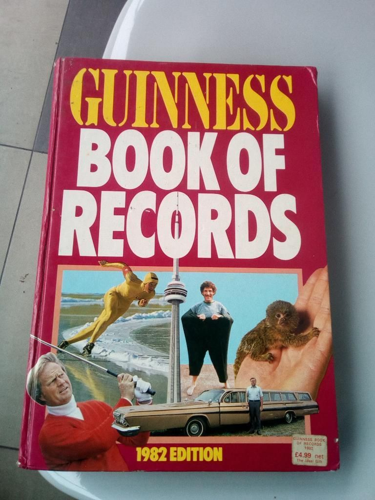 Libro Récord Guinness en Ingles