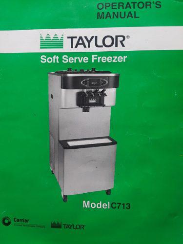 Maquina Taylor C-713 Helado Soft, Gelato Y Frozen Yogurt