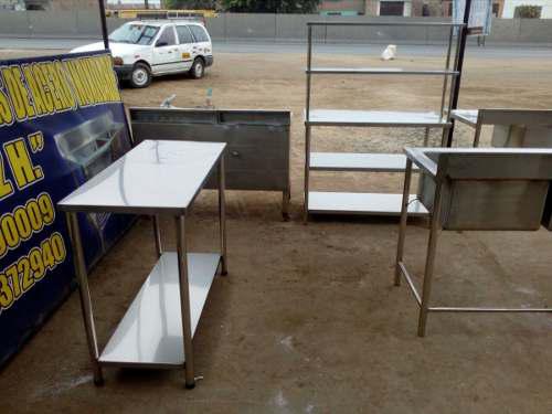 Mesa De Acero Solo Hoy