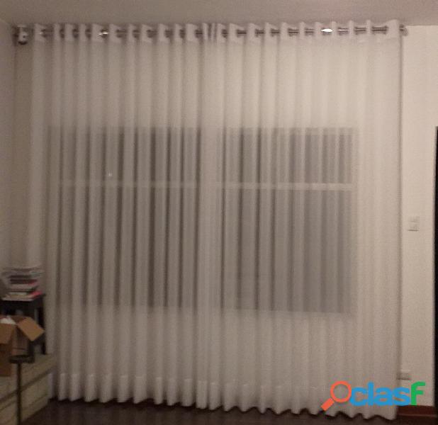 cortinas con tubo de acero