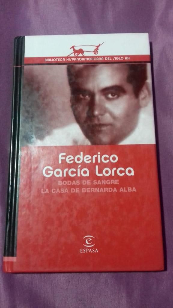 Libro Bodas de Sangre de Federico Garca Lorca