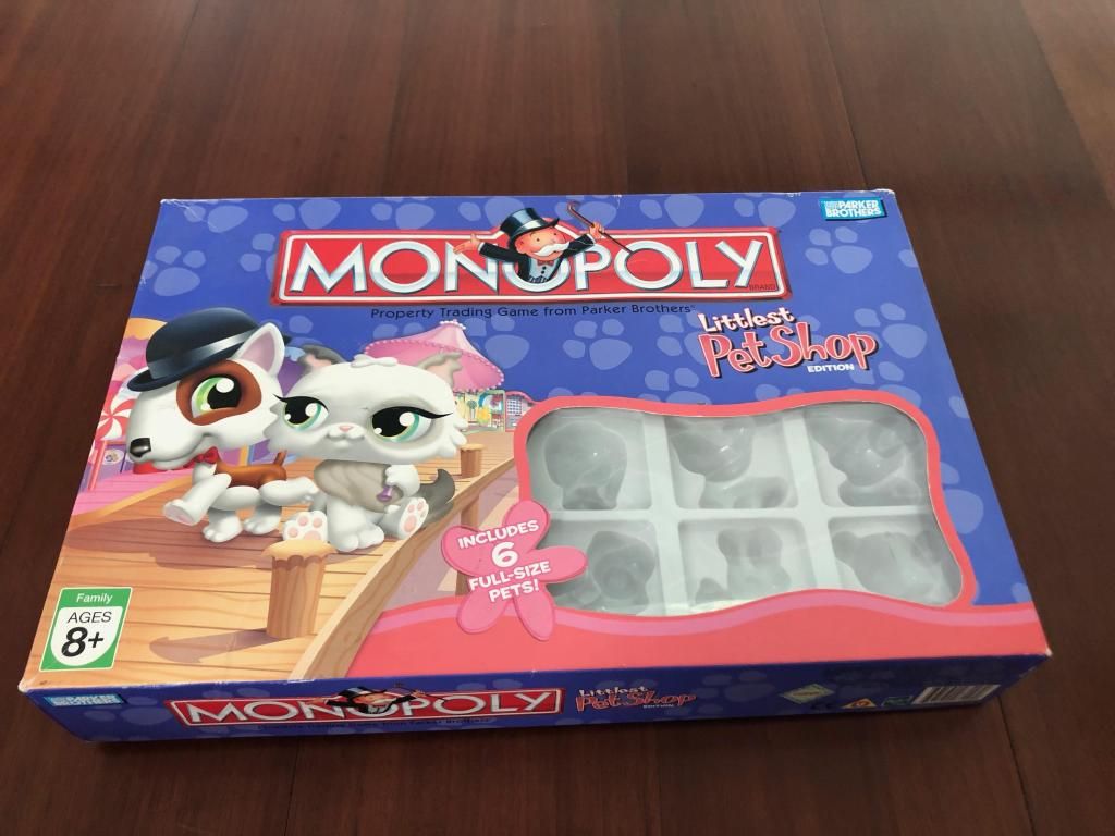 Littlest pet Shop Juego Monopoly usado sin figuras