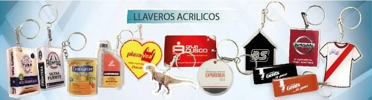 Llaveros acrilicos