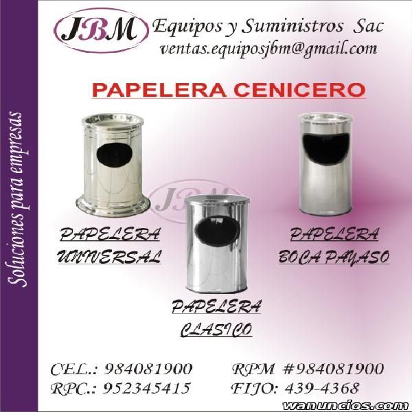 Papeleras / Ceniceros / Tachos / Lima