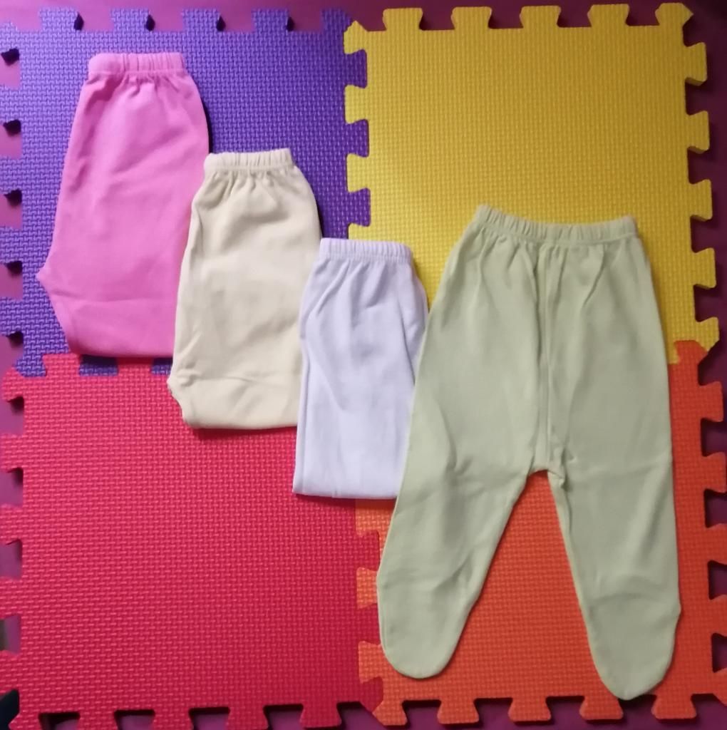 4 Pantalones con Patitas para Bebé