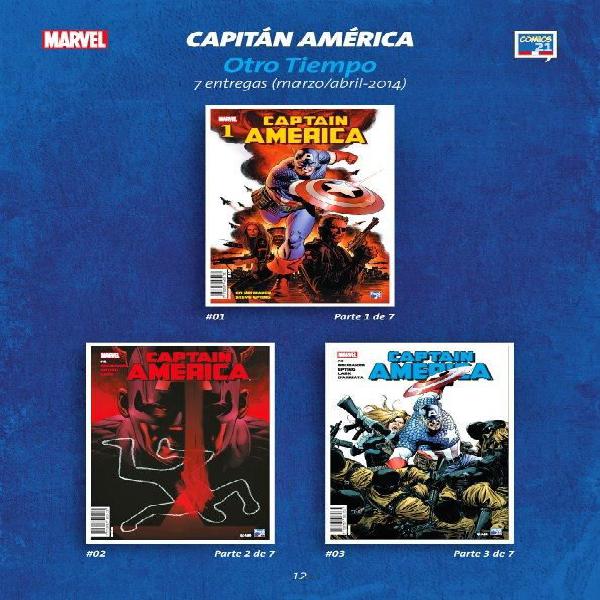 Colección Comics Peru21 Del Capitán América: Marvel