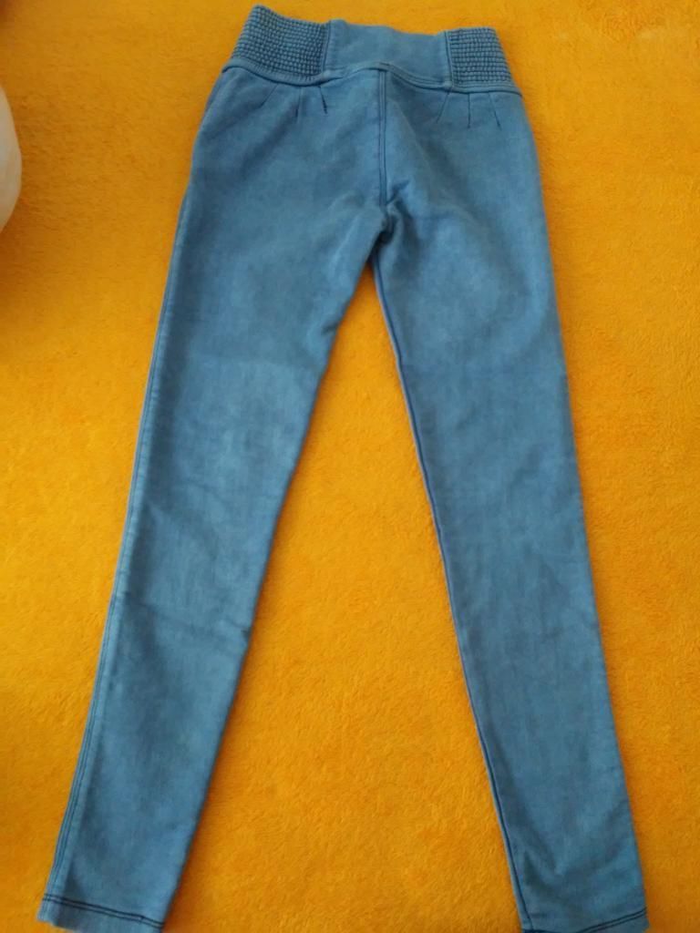 Pantalon Niñas Talla 16 Azul Tipo Jean