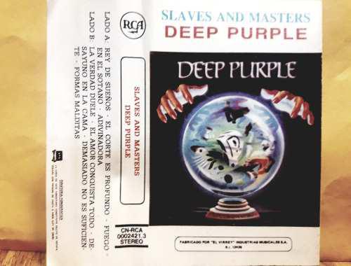 Avpm Deep Purple Slaves And Masters Cassette Rock 90s