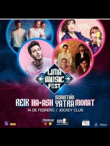 Entradas Para Concierto Lima Music Fest