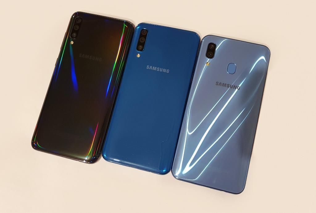 Samsung Galaxy A20 A30 A50 A70 LIBRES, Lector de huellas,