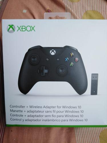 Control Xbox One S Y Pc + Adaptador Bluetooth Microsoft Orig