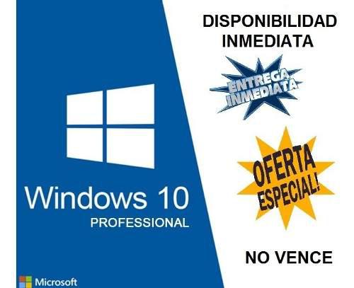 Windows 10 Pro Original Permanente Envio Inmediato