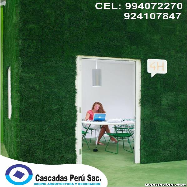 muro vertical decorativo, jardin vertical artificial