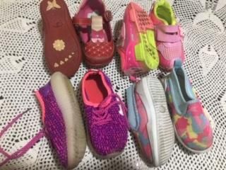 zapatos de niña 4 pares