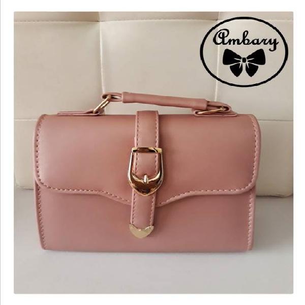 Cartera Linda Con Asa Y Correa Moda Mujer / Ambary Shop