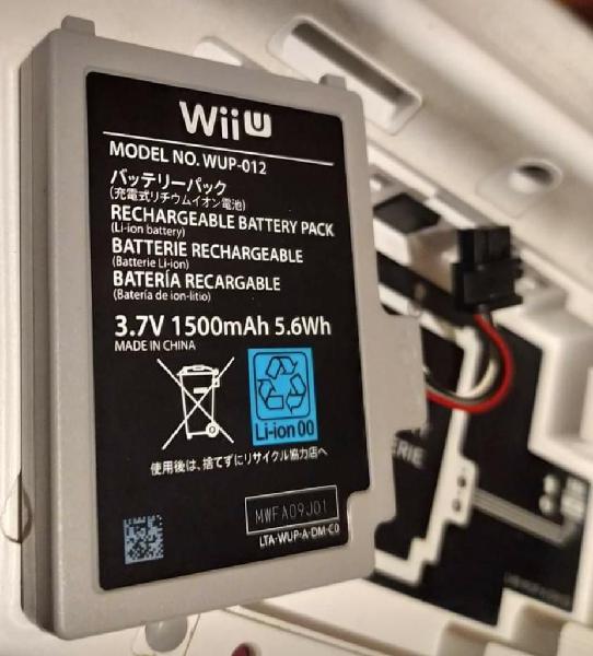 Gamepad Wii U Batería