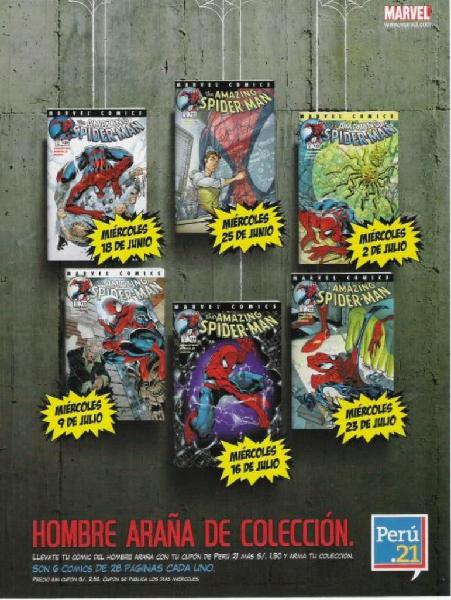 Spiderman Lote de Comic Perú