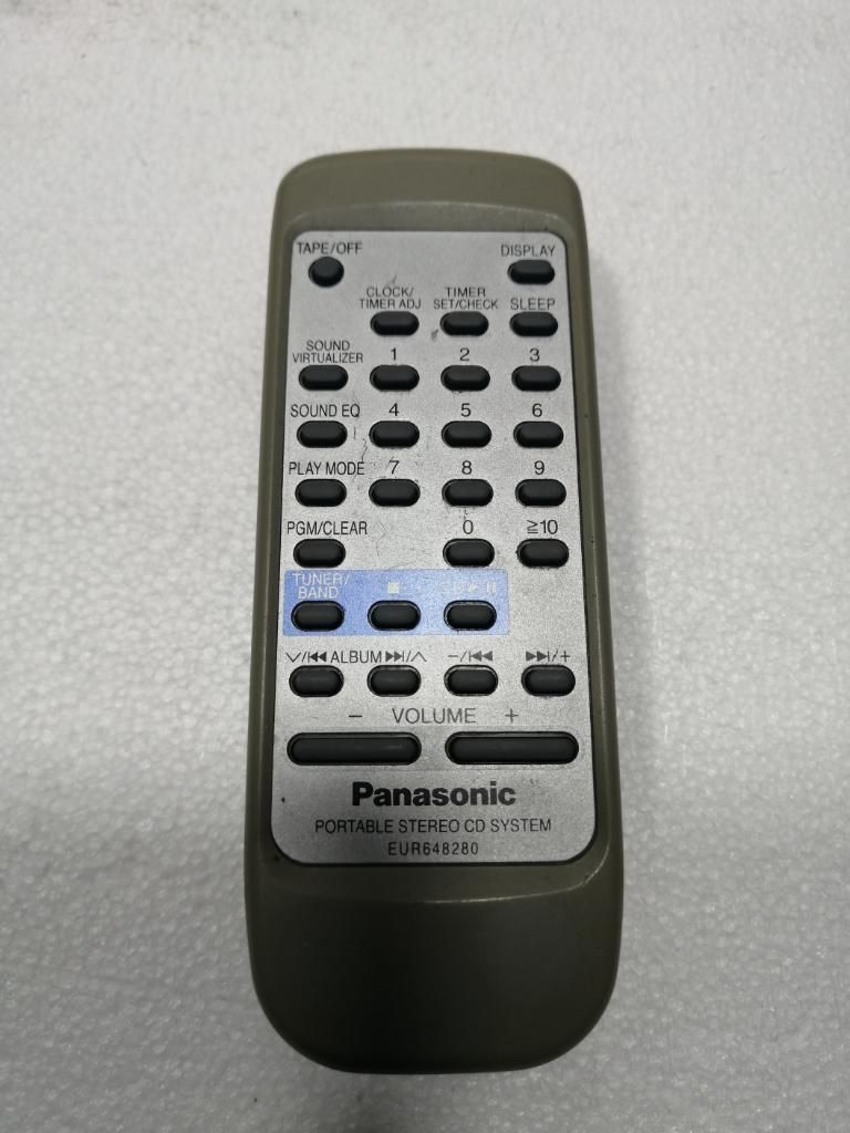 Control de Radio Grabadora Panasonic