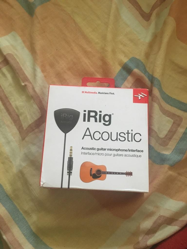 Microfono Irig Acoustic para iPhoneipad