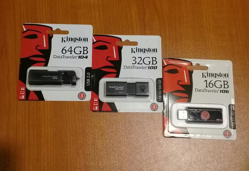 Usb Kigston 64 Gb Datatravel