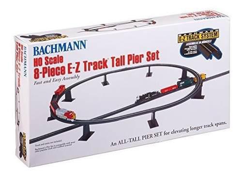 Bachmann Trains 8 Pc Juego Ez Track Tall Pier