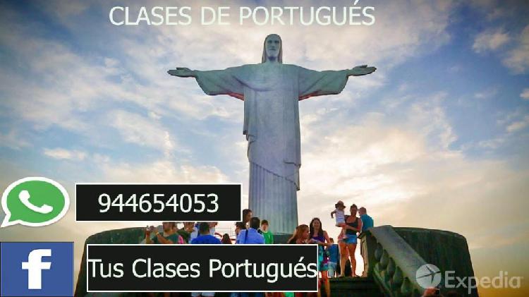 CLASES TRABAJOS DE PORTUGUÉS -