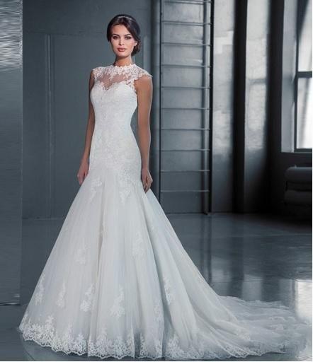 Vestido de novia corte sirena