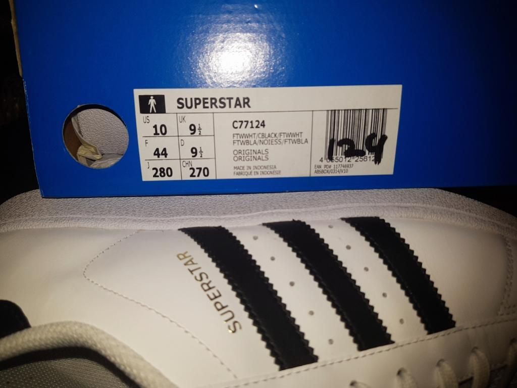 Zapatillas Adidas Superstar 44 Jordan Hm