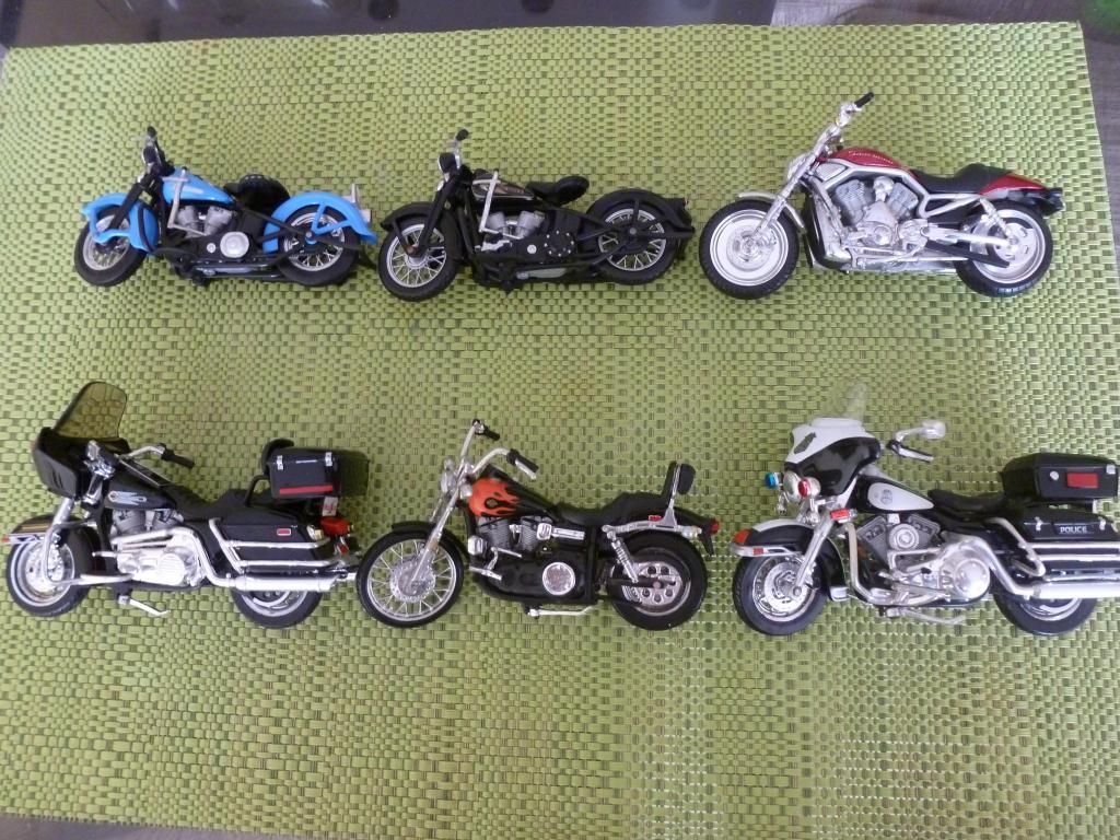 Motos de Colección No.2 Harley Davidson a escala