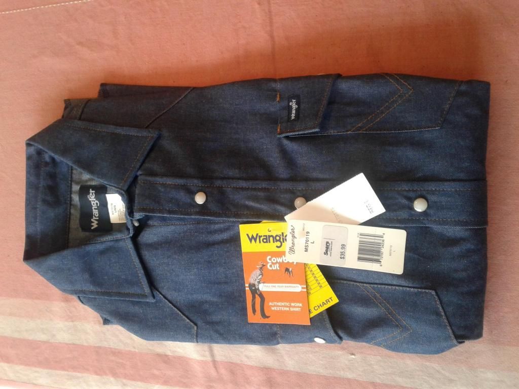 Wrangler camisa jean