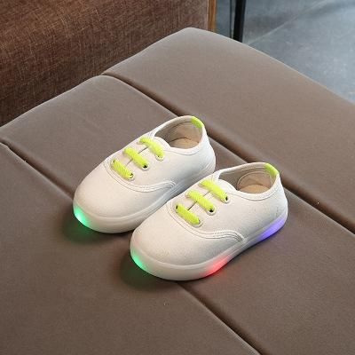 Zapatillas modelo Vans con Luces Led para Niñas y Niños