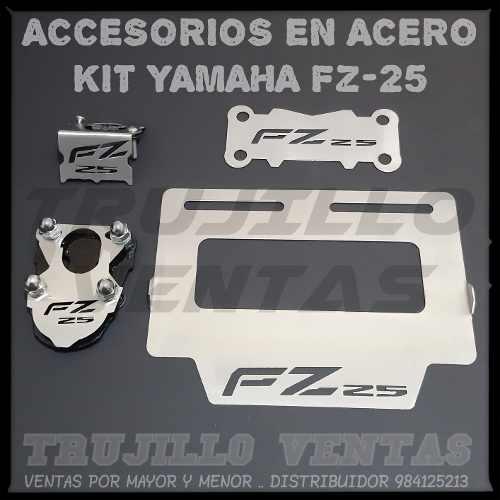 Accesorio De Acero Lujos De Acero Yamaha Fz25 Fz-25 Fz @tv