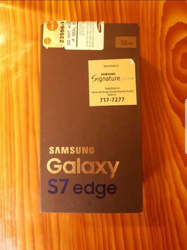 Caja Y Accesorios De Galaxy S7 Edge Nuevo