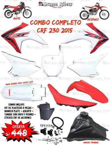 Kit De Plasticos Tanque Y Asiento Crf230