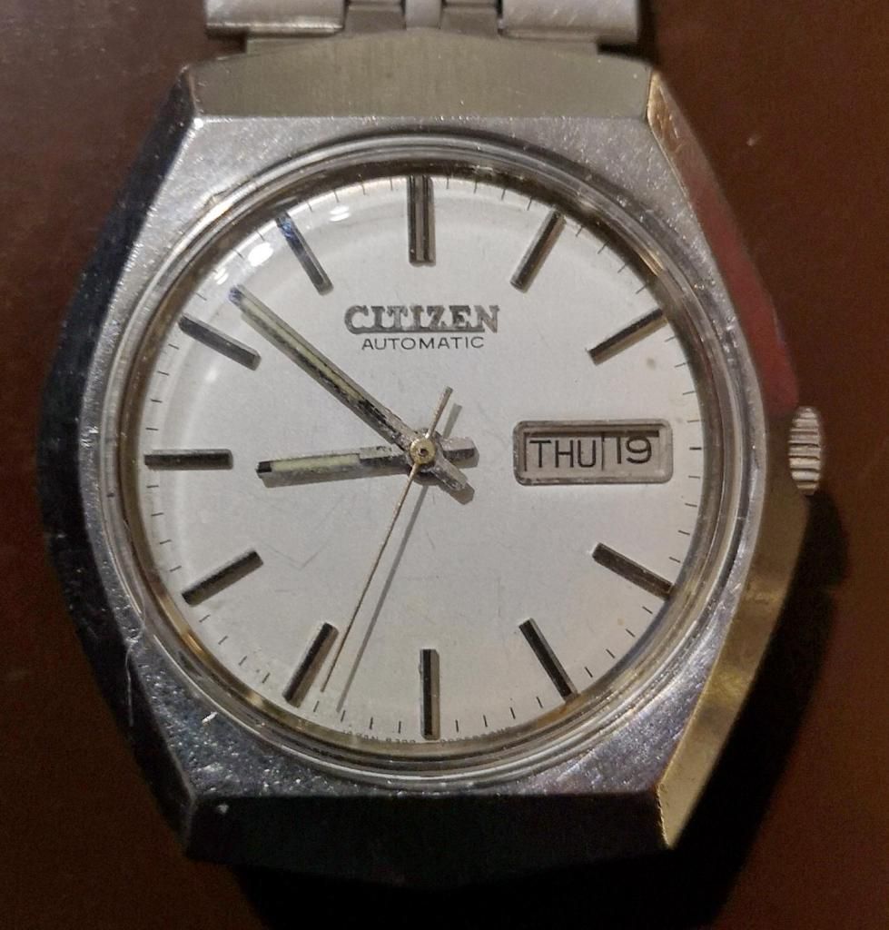 reloj vintage Citizen automatic unisex s