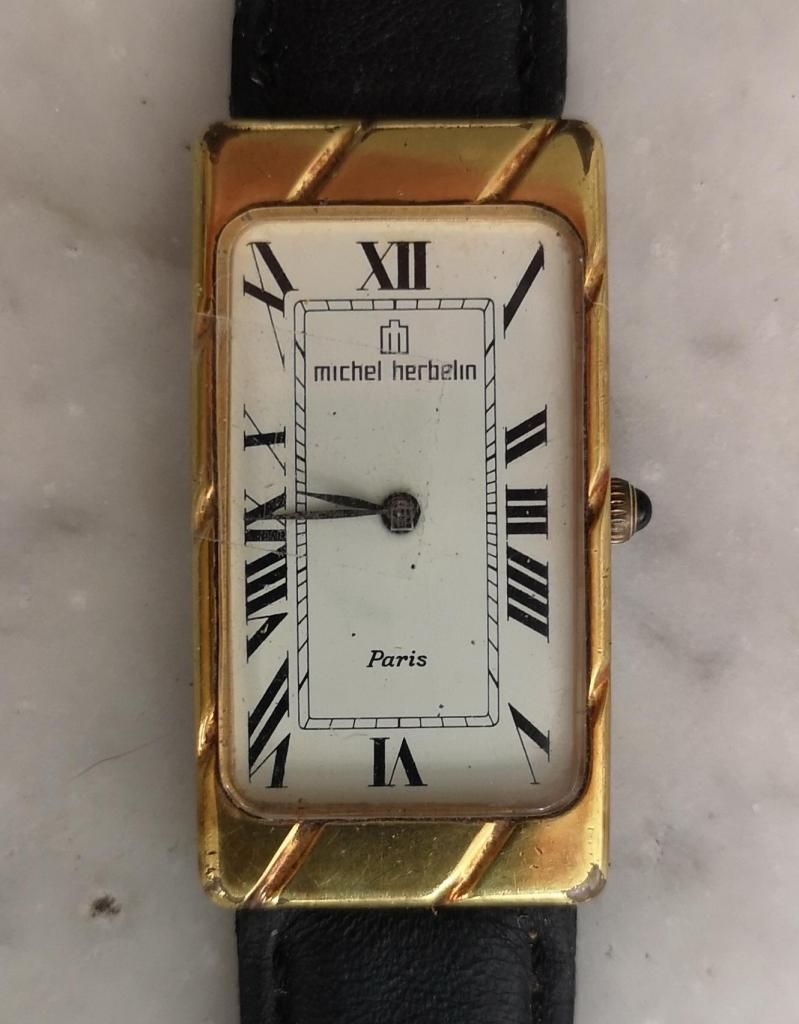 reloj vintage Michel Herbelin cuerda unisex s