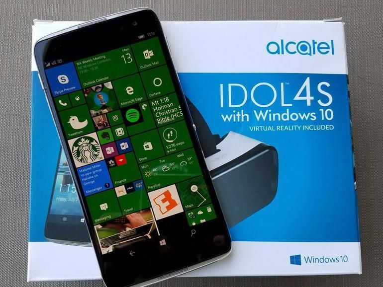 Alcatel Idol 4S Windowsphone 10