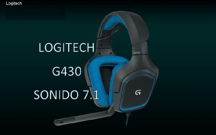 LOGITECH G430 Sonido 7.1 de Alta Calidad Headset Audifono