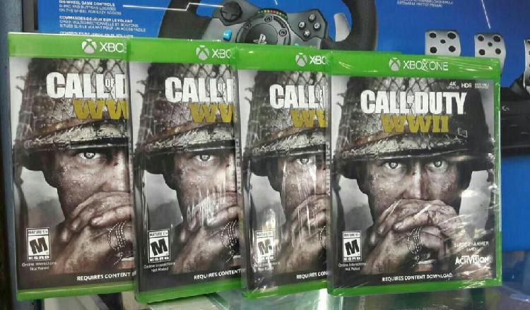 Call Of Duty Ww2 Xbox One Nuevo Sellado Stock