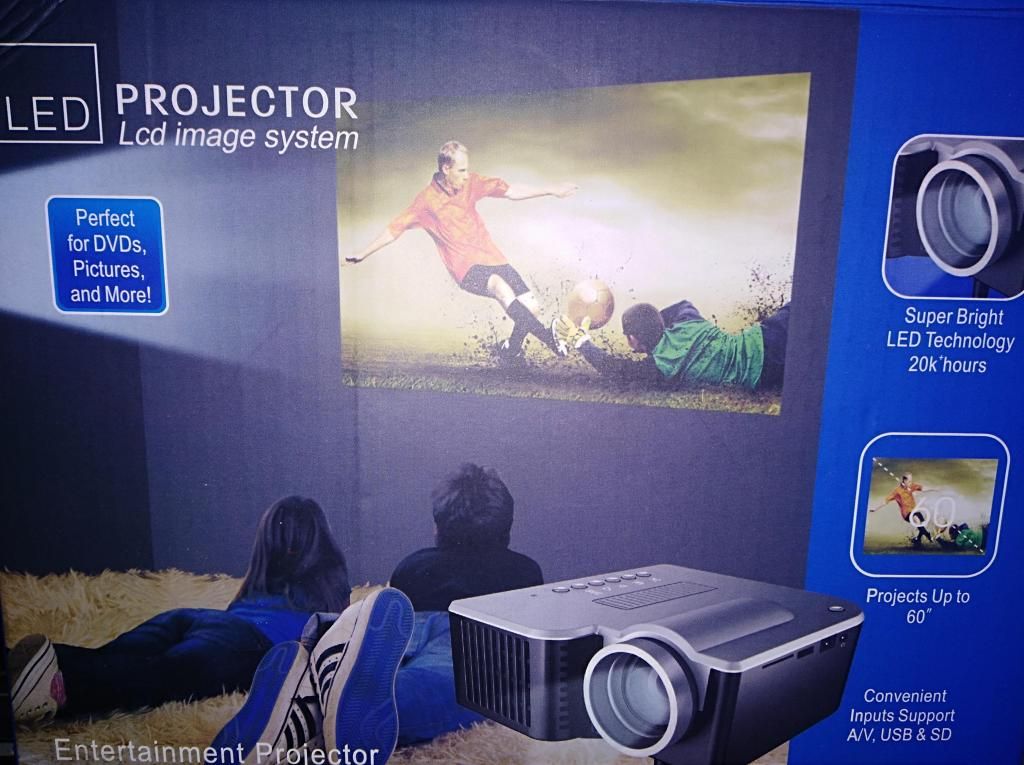 Mini proyector para exposiciones