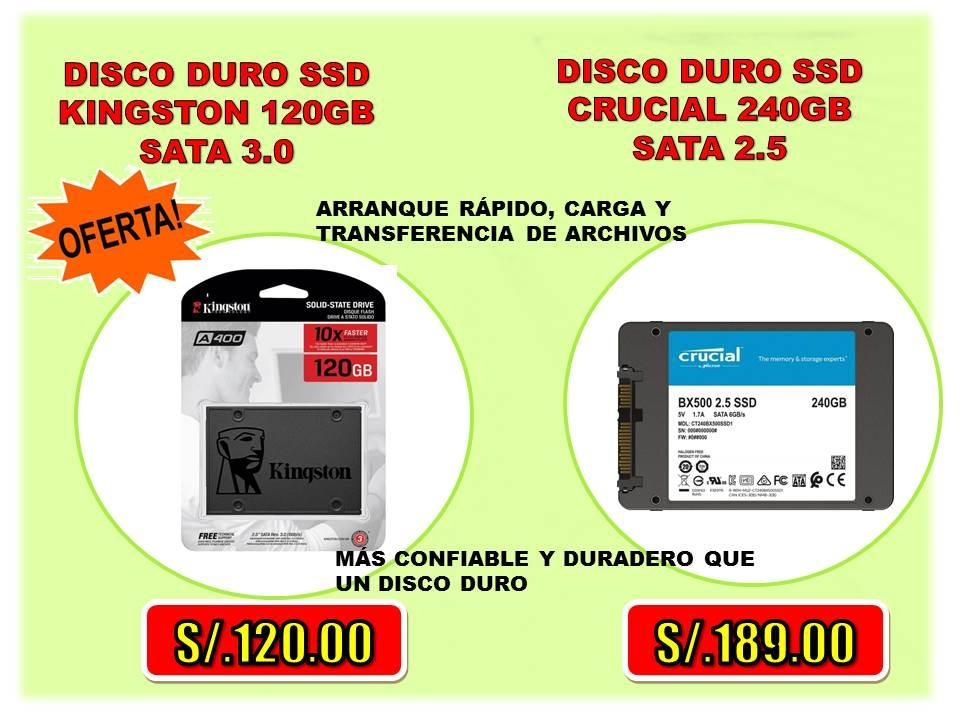 DISCO DURO SSD KINGSTON 120GB SATA 3.0