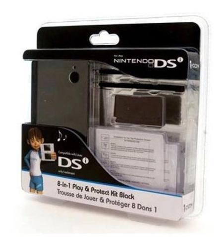 Nintendo Dsi 8-in-1 Play Protector Kit Black