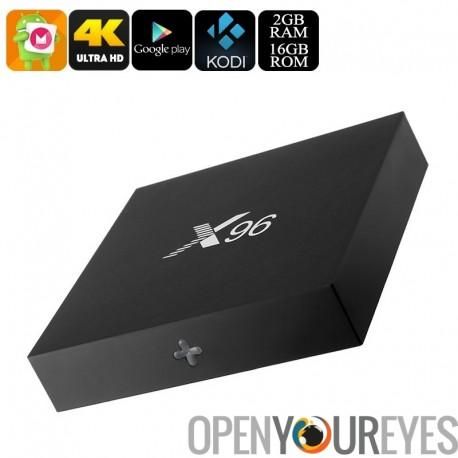 Smart TVbox Android 8., X96 Max S905W Red Player,4G RAM/16GB