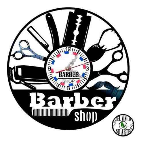 Barbería 03 Barber Reloj De Pared Negocio Delivery