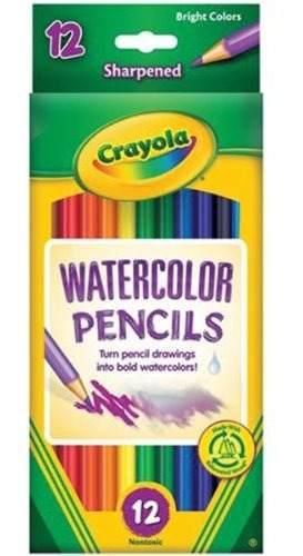 Crayola 12ct Lapices De Colores De Acuarela