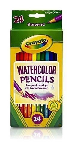 Crayola 24ct Lapices De Colores De Acuarela