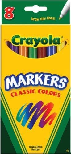 Crayola 8ct Classic Fine Markers