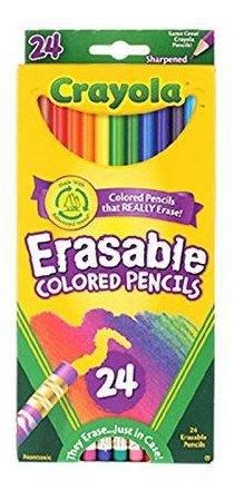 Lapiz De Colores Borrable Crayola 24 Ct