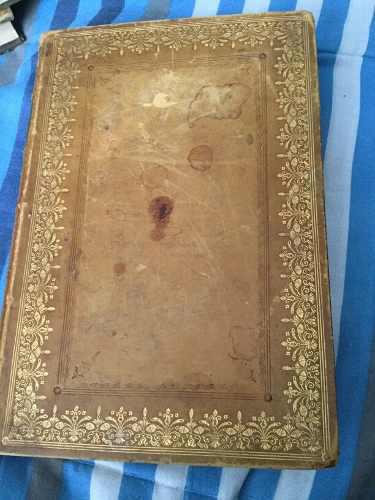 Libro Antiguo Obras De Molliere En Frances 1844 Con Grabado